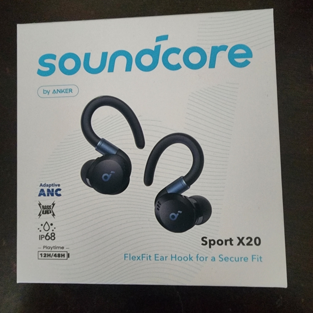 Anker Soundcore Sport X20 Black Wireless Earbuds